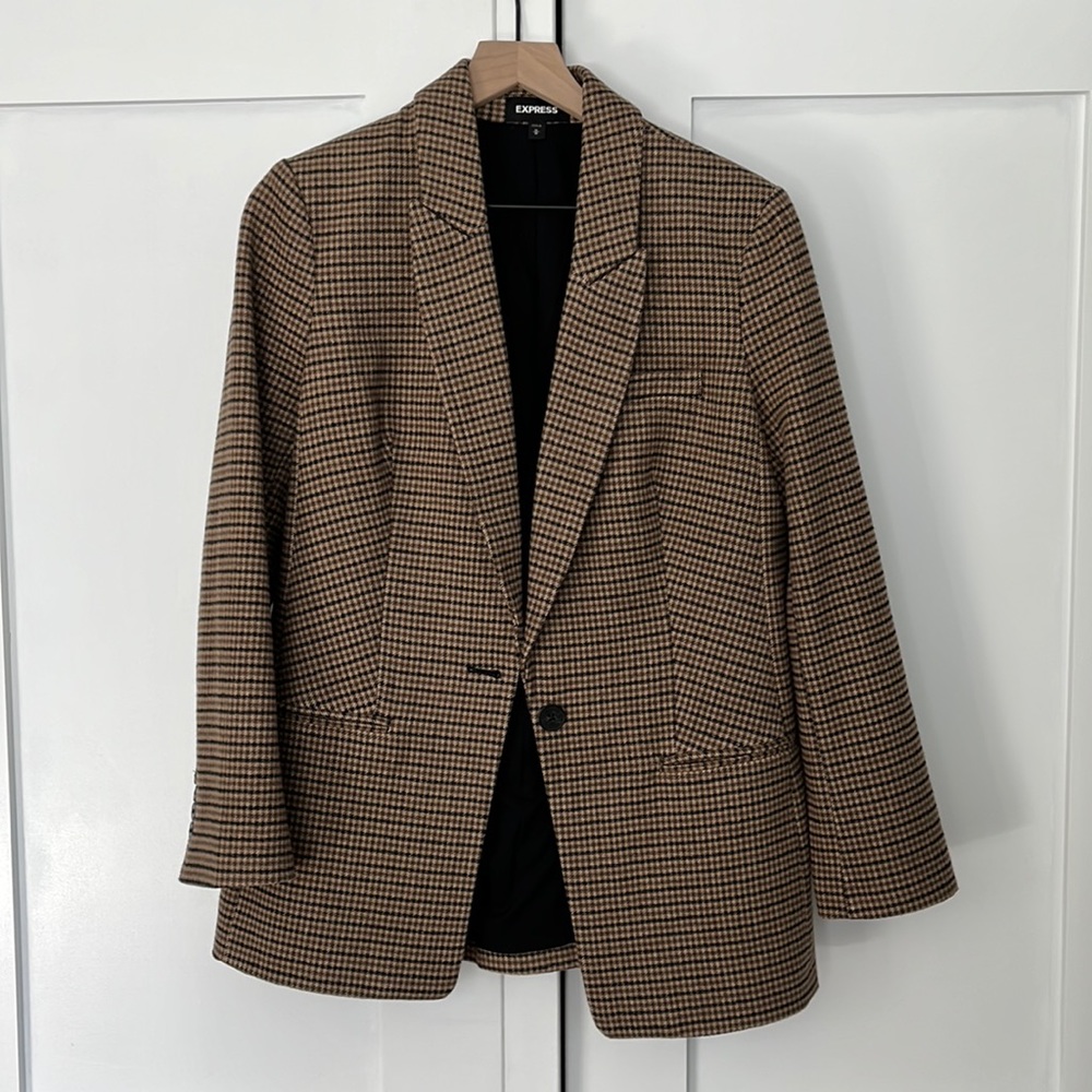 Express plaid blazer - M